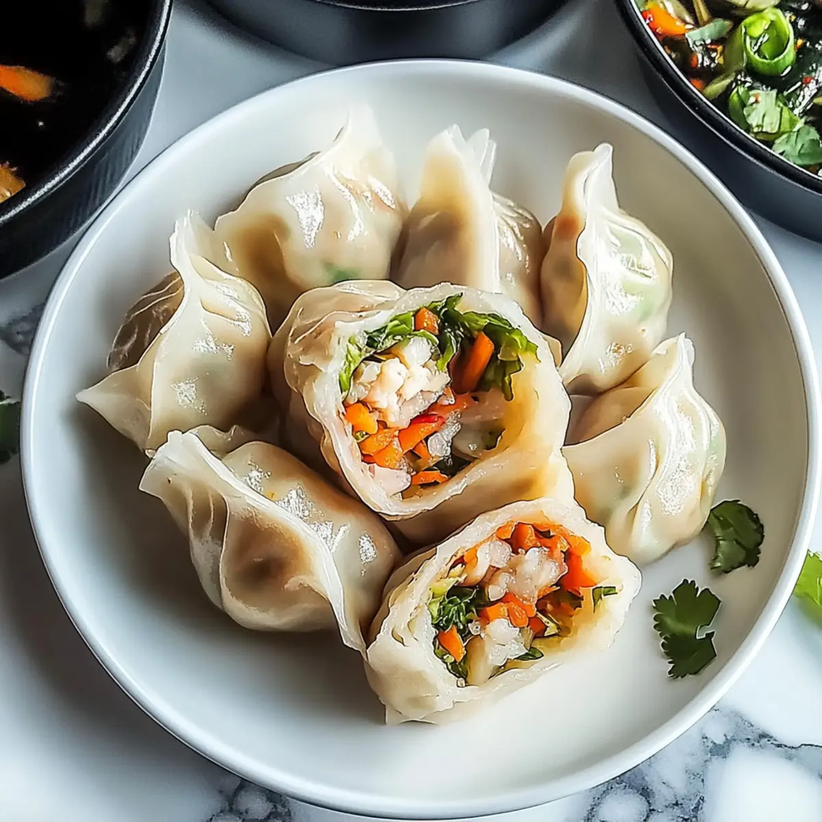 Crispy Rice Paper Dumplings