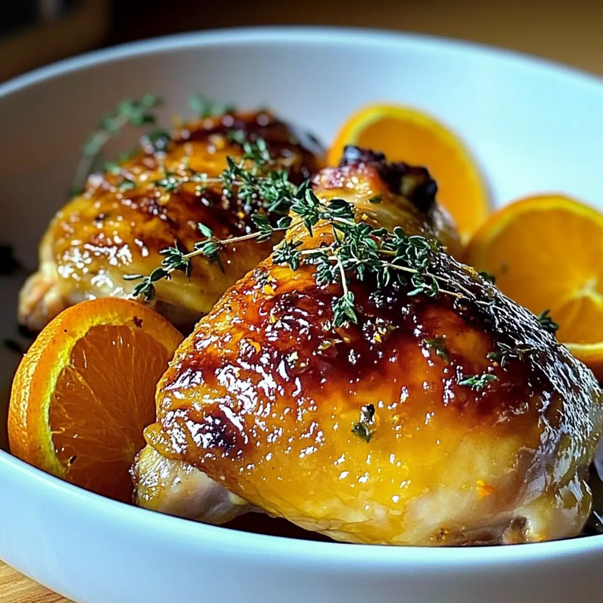 Sweet and Savory Roasted Orange Chicken