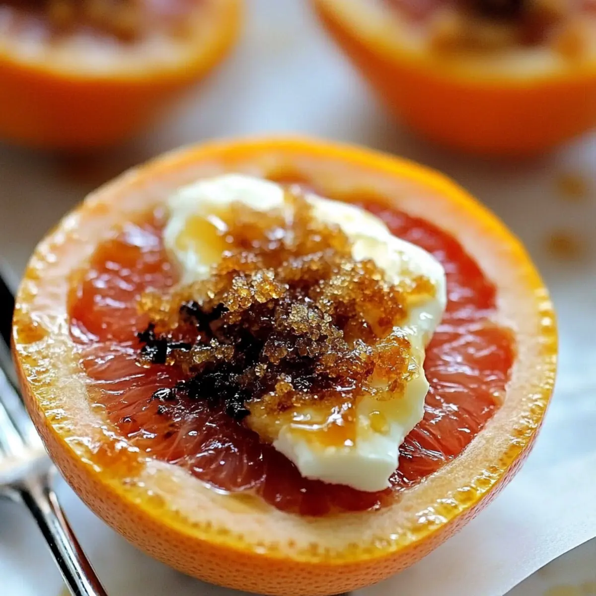 Caramelized Brown Sugar Grapefruit