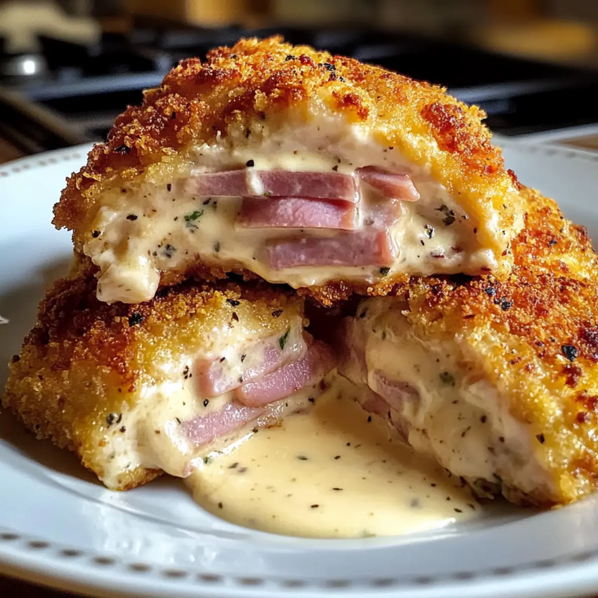 Creamy Chicken Cordon Bleu