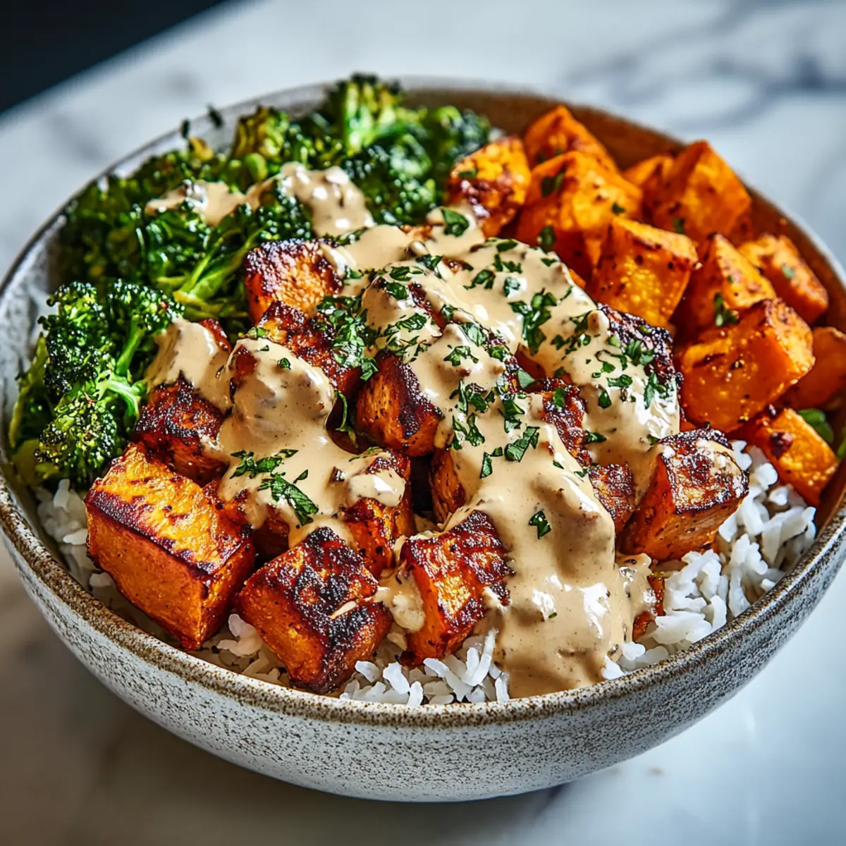 Chicken and Sweet Potato Bowls