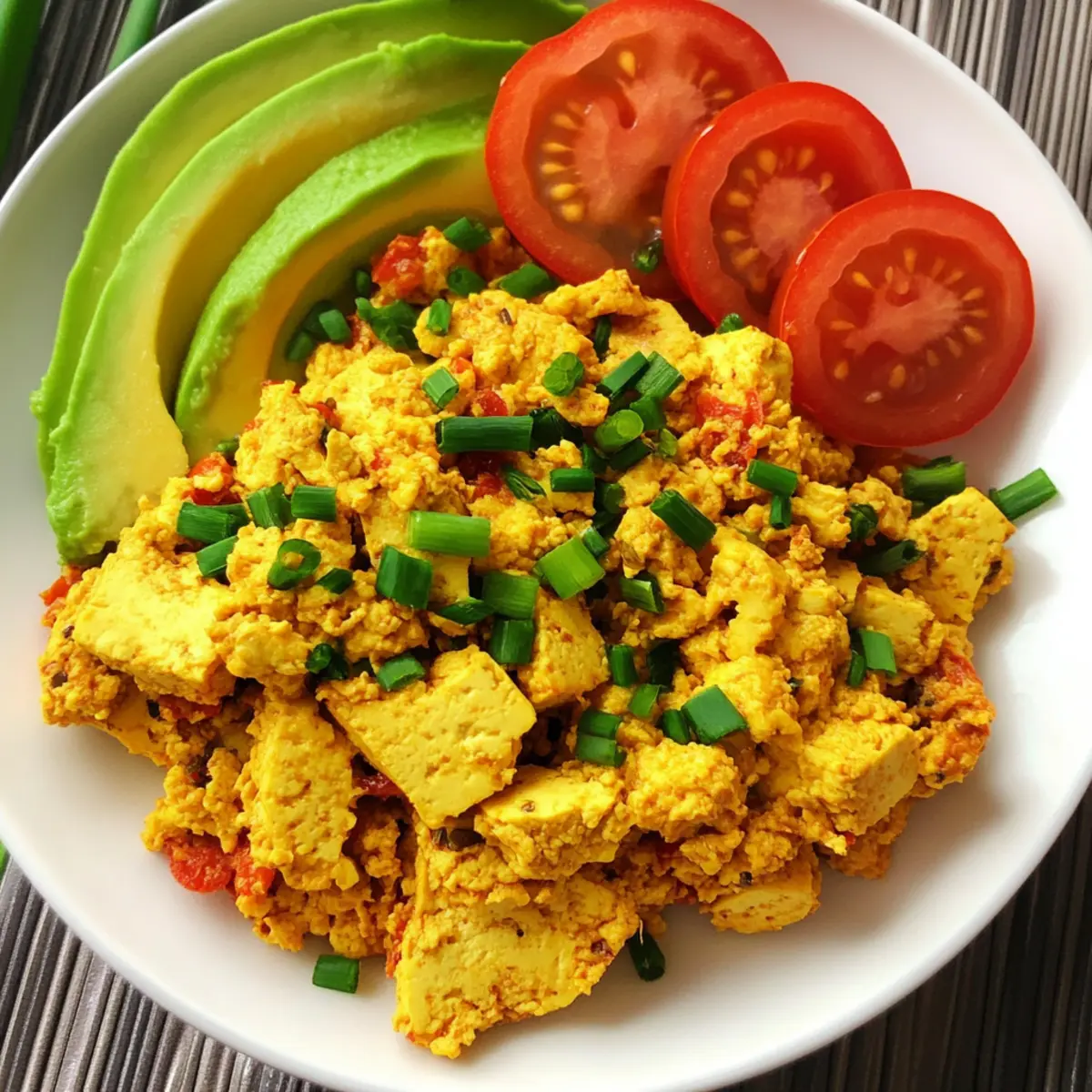 Super Eggy Vegan Tofu Scramble