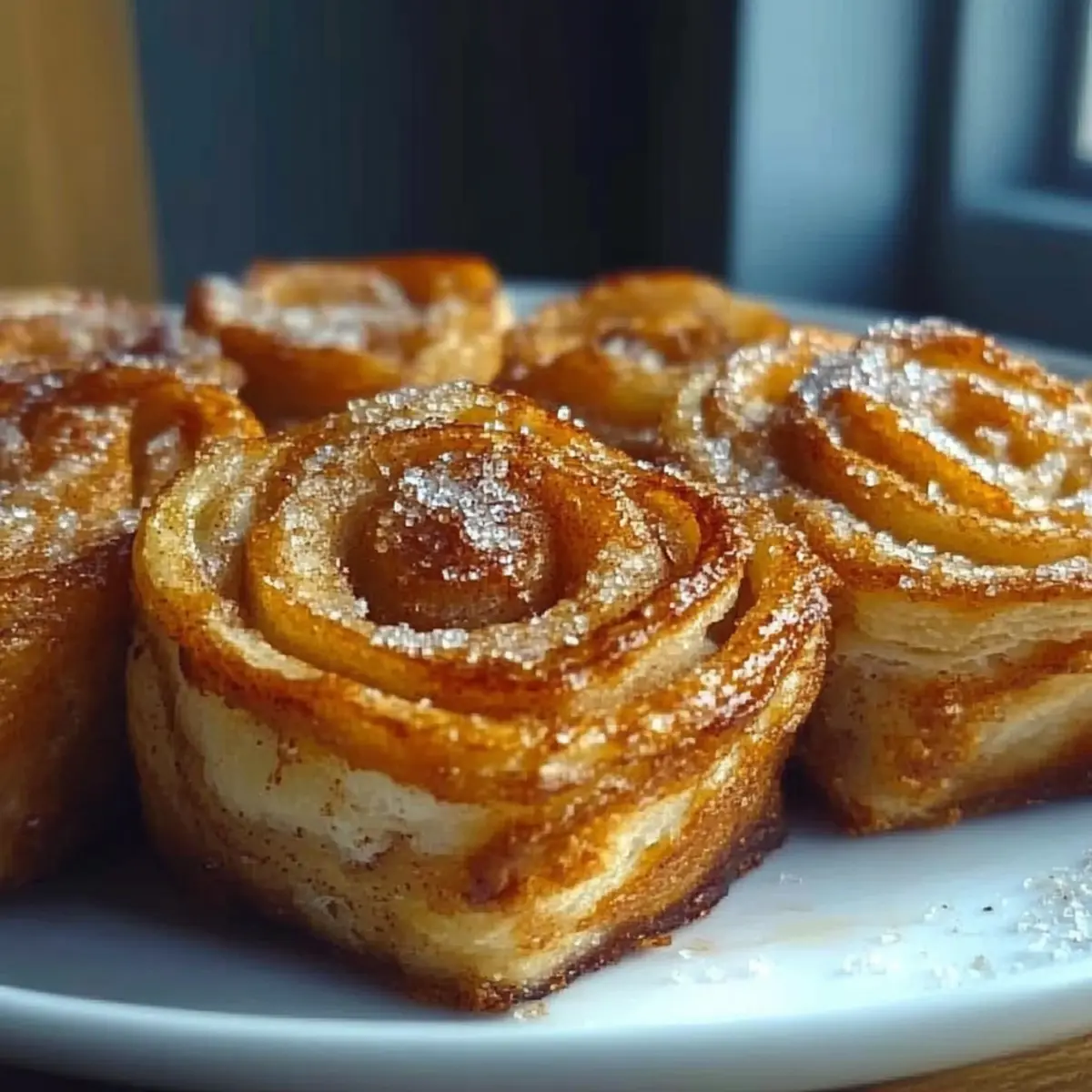 Air Fryer Cinnamon Sugar Tortilla Rolls