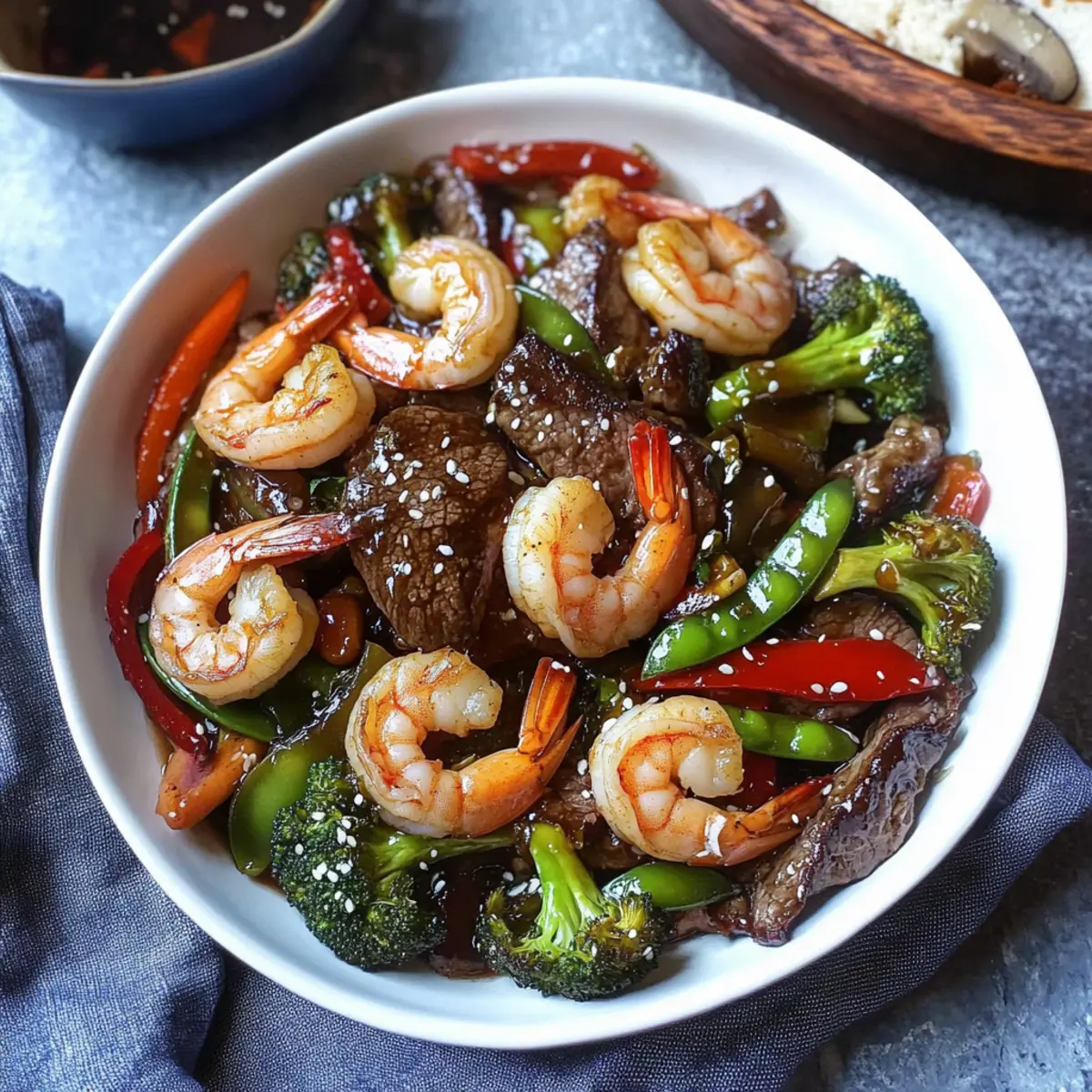 Steak and Shrimp Stir Fry