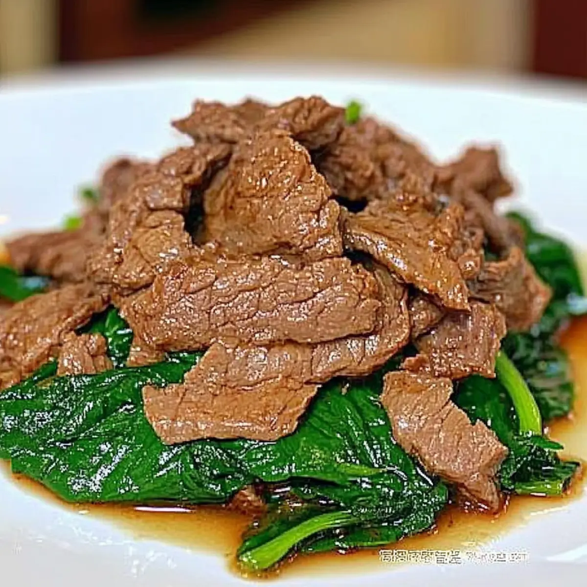 Beef in Oyster Sauce