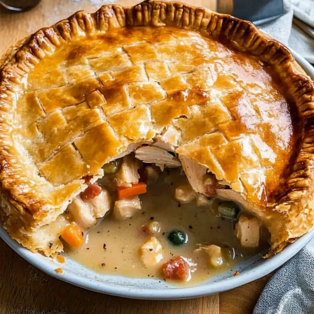 Chicken and Bacon Pie