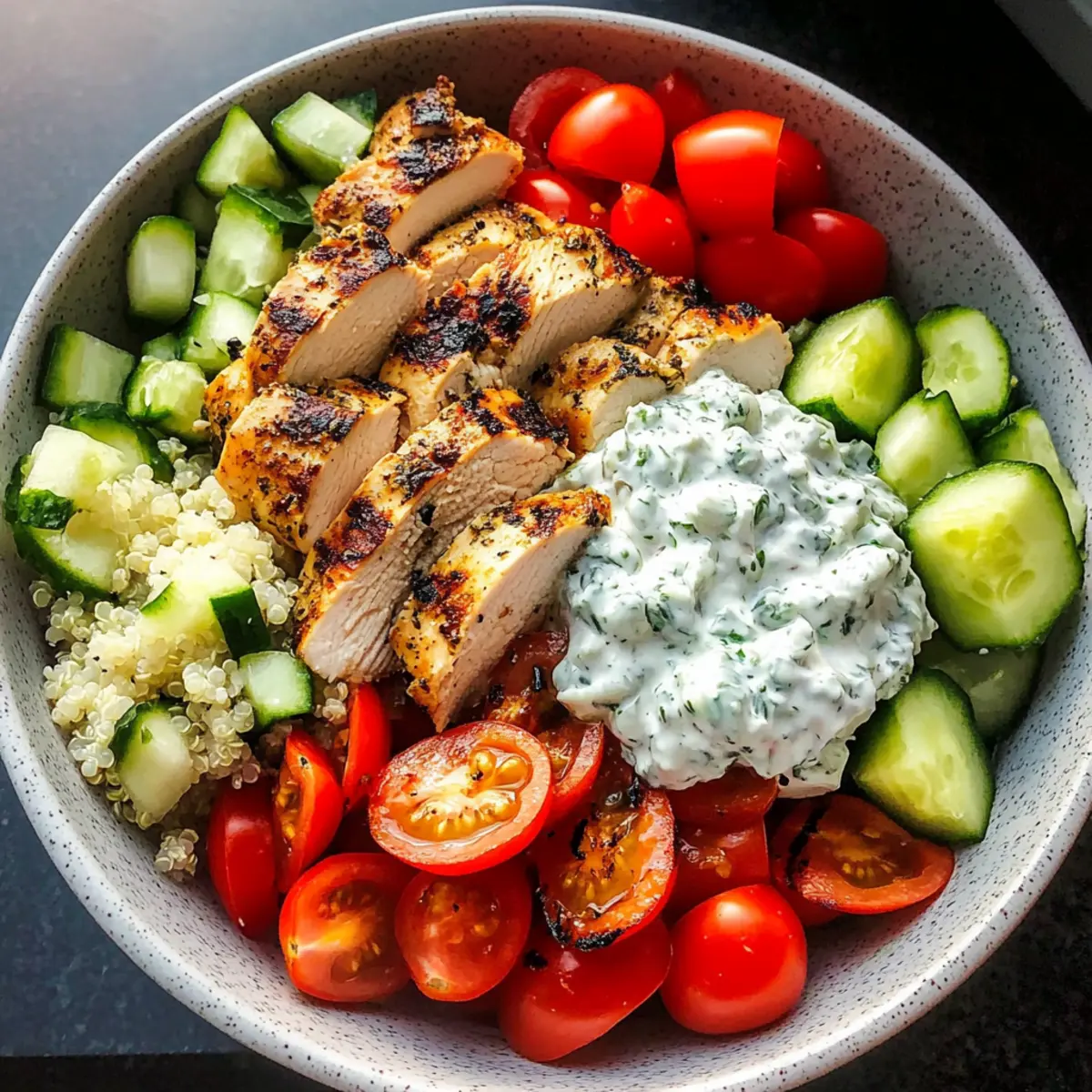 Greek Chicken Bowls