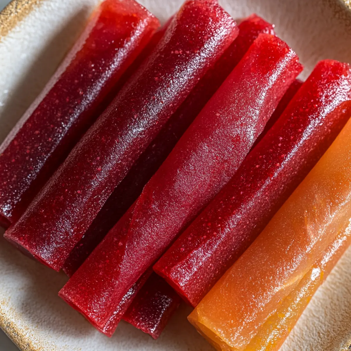 Homemade Fruit Roll-Ups