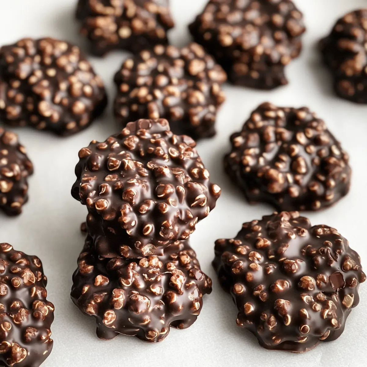 Dark Chocolate Quinoa Crisps