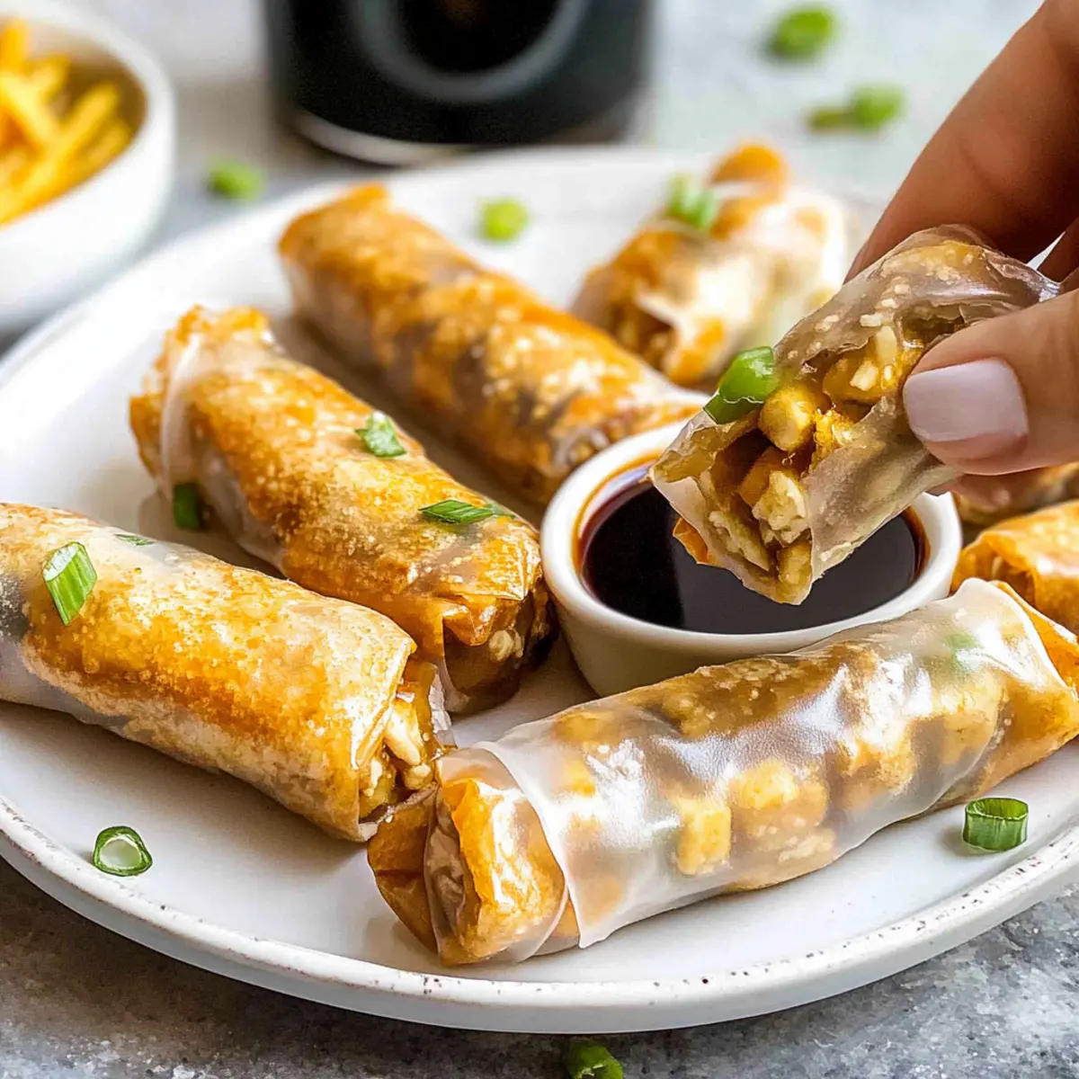 Crispy Air Fryer Rice Paper Rolls