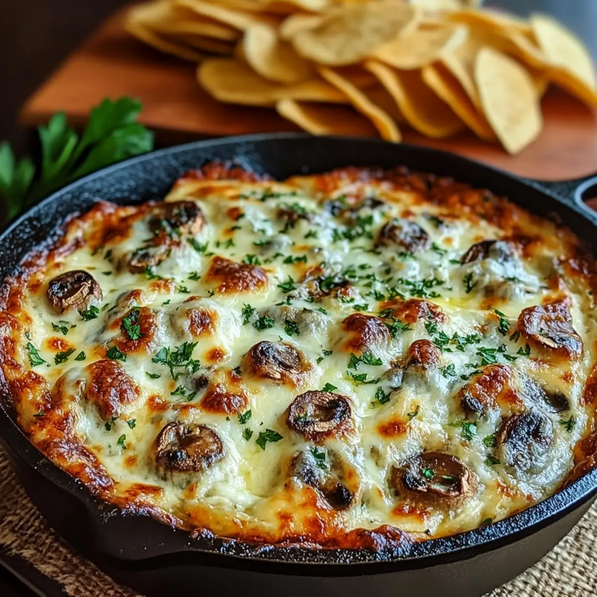 Stuffed Mushroom Dip