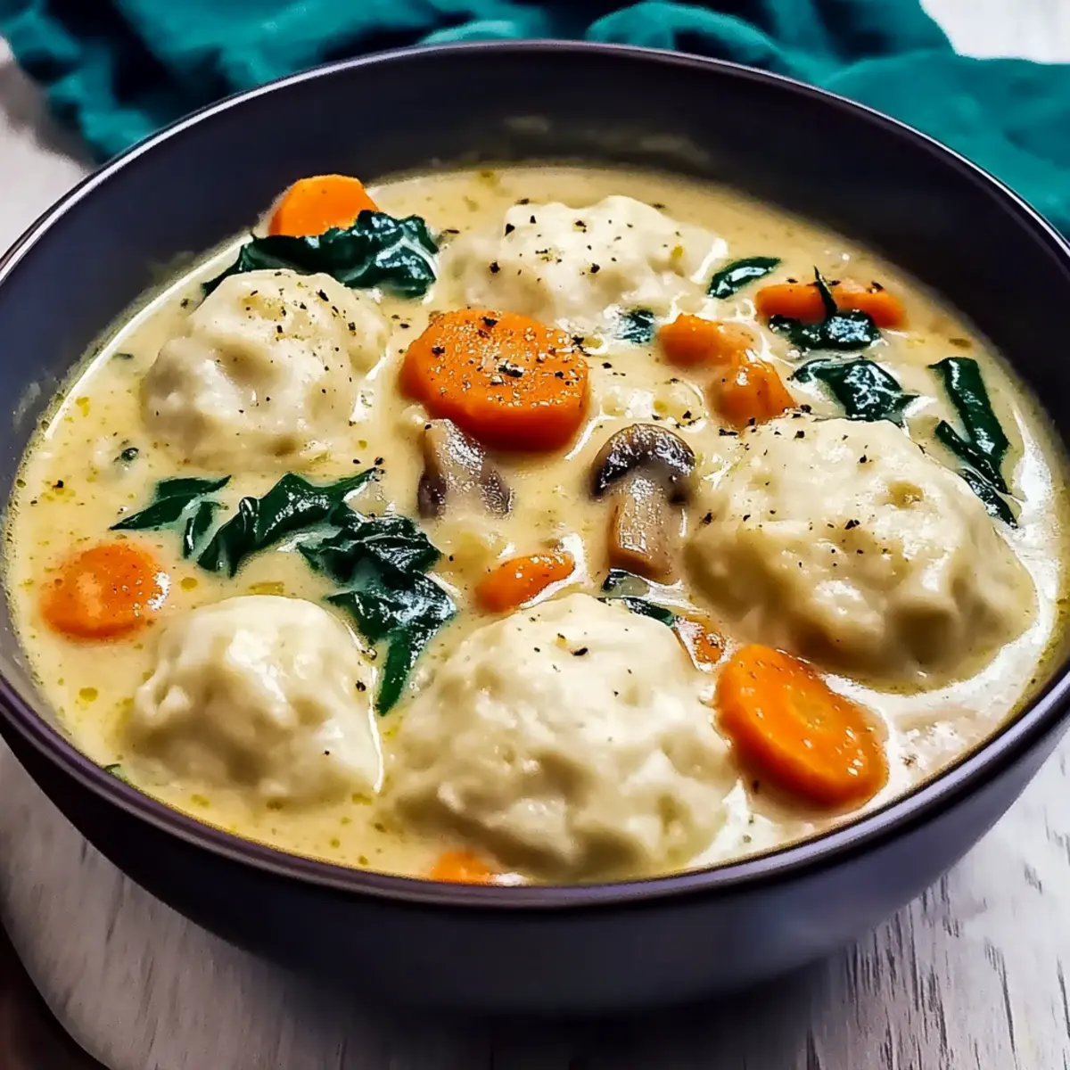 Vegan Stew with Dumplings