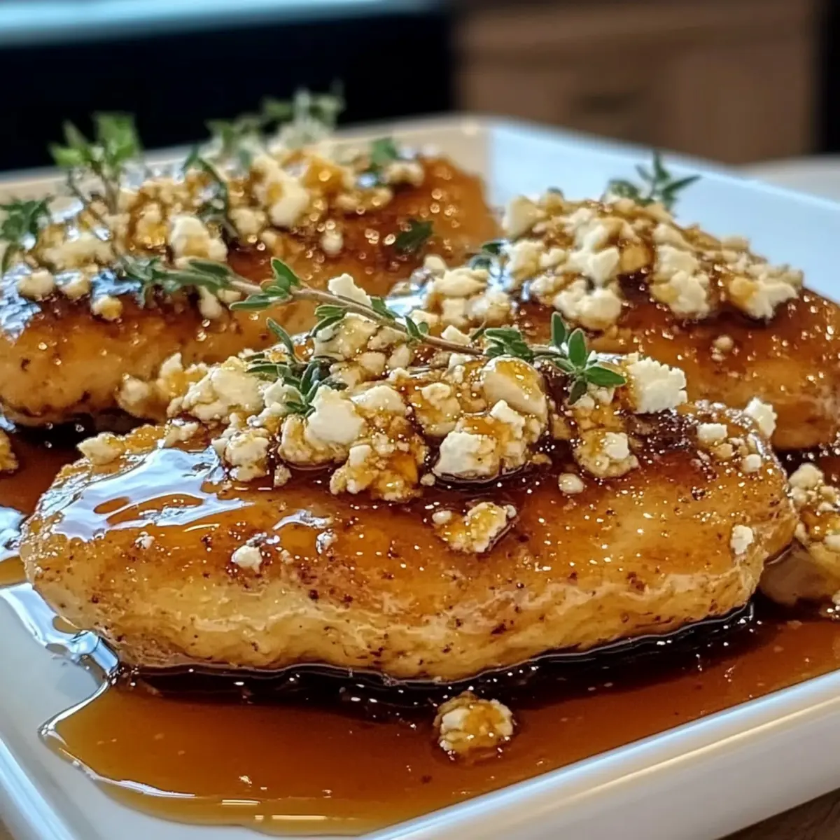 Hot Honey Infused Feta Chicken