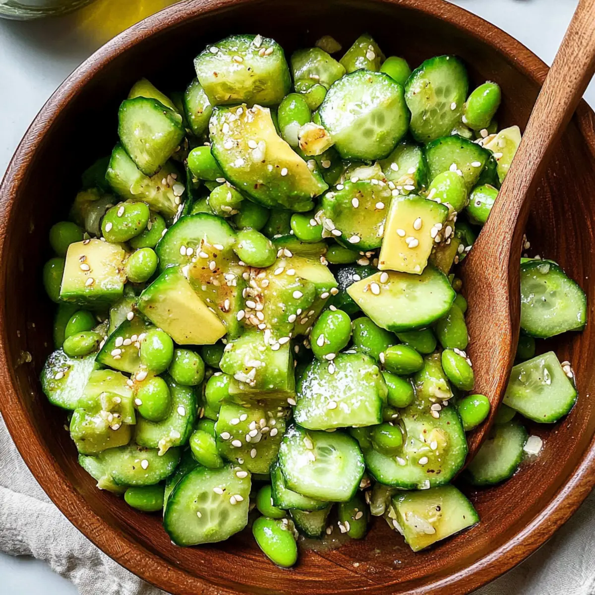 Cucumber Edamame Salad