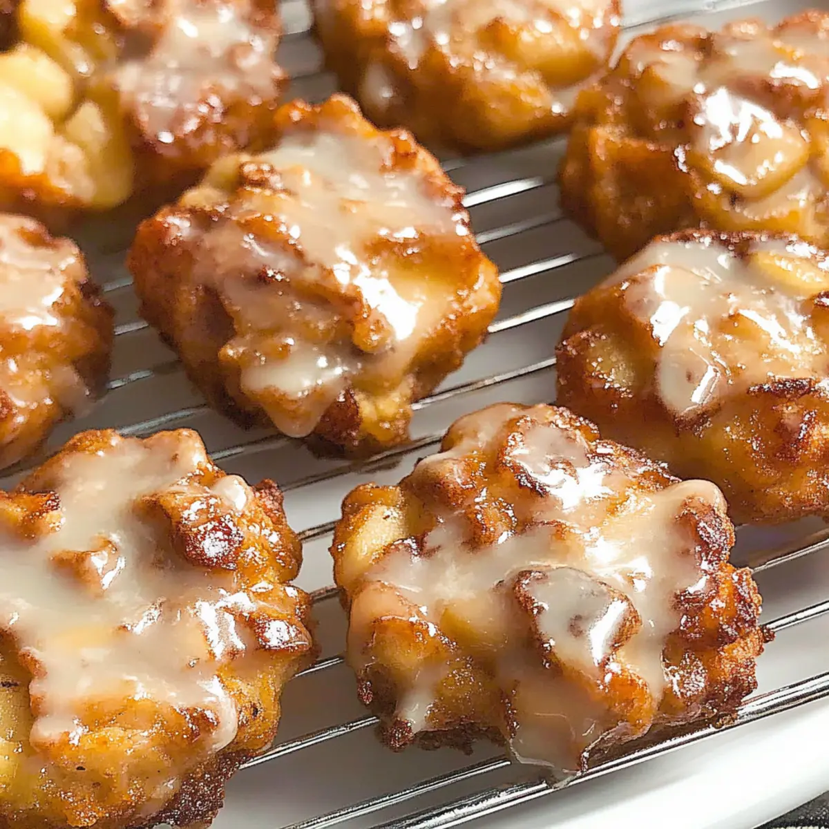 Almond Flour Apple Fritters