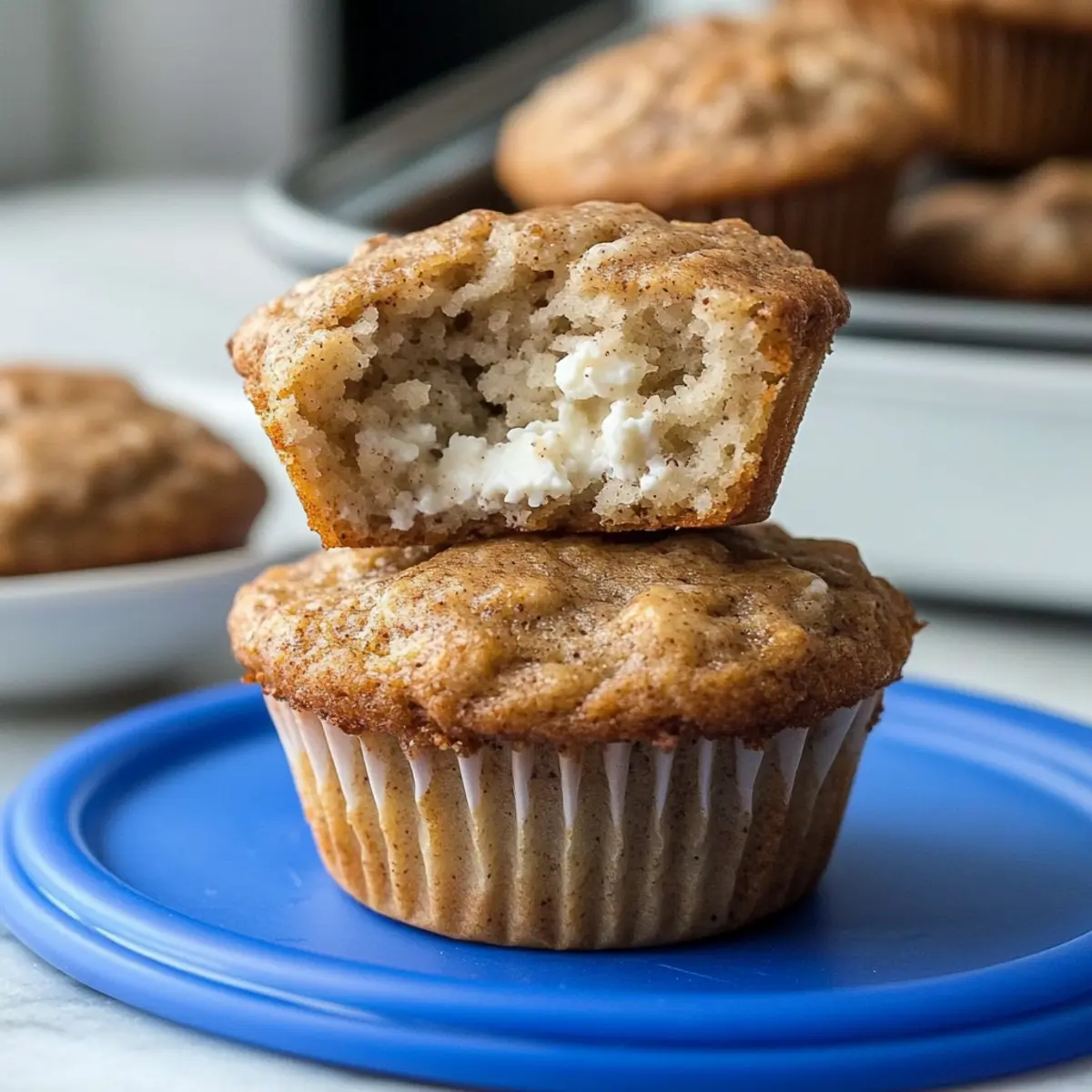 Banana Cottage Cheese Muffins