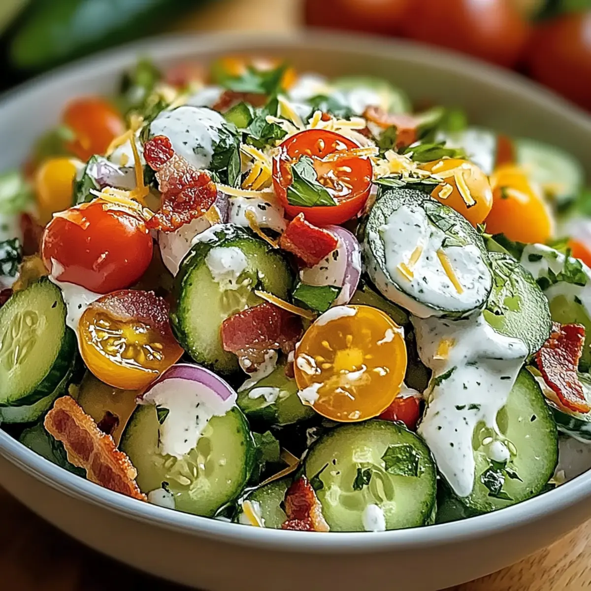 Cucumber Ranch Crack Salad