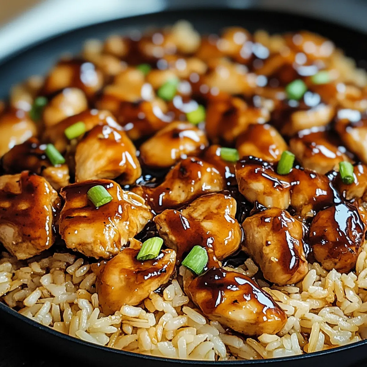 Honey BBQ Chicken Rice
