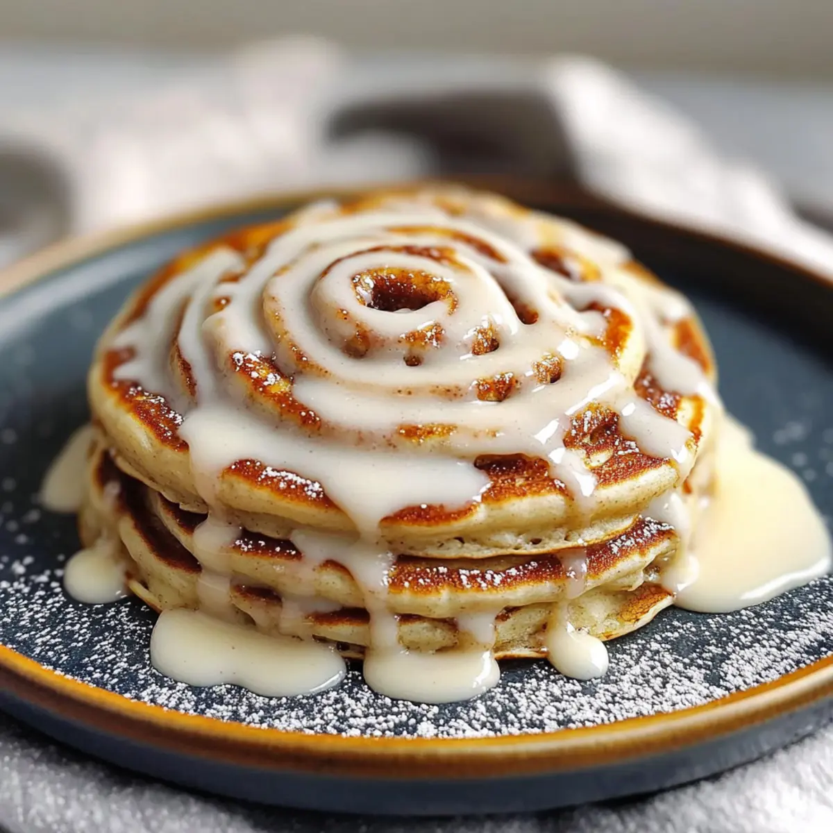 Cinnamon Roll Pancakes