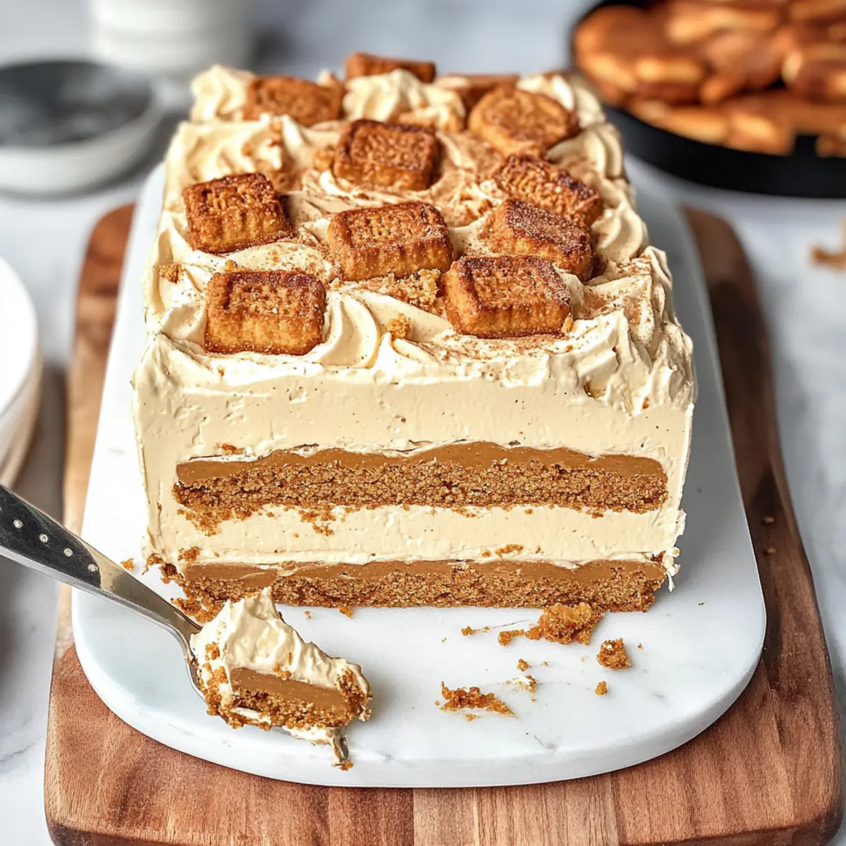 Biscoff Icebox Cake