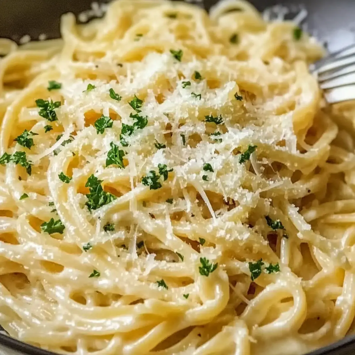 Knoblauch Parmesan Pasta