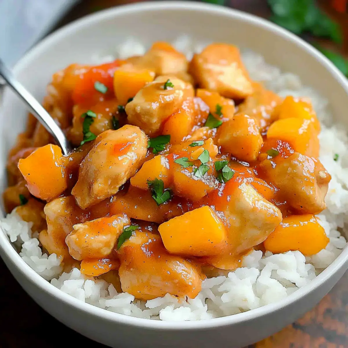 Mango Chicken and Rice