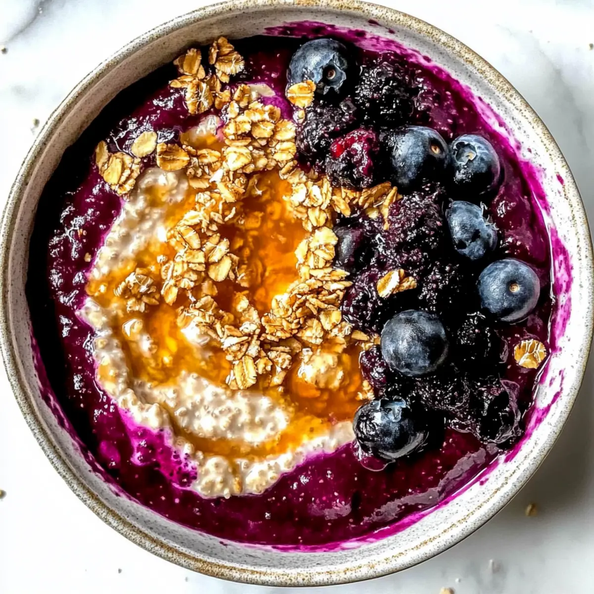 Blueberry Pie Overnight Oats