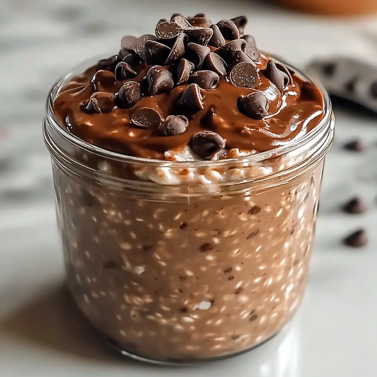 Brownie Batter Overnight Oats