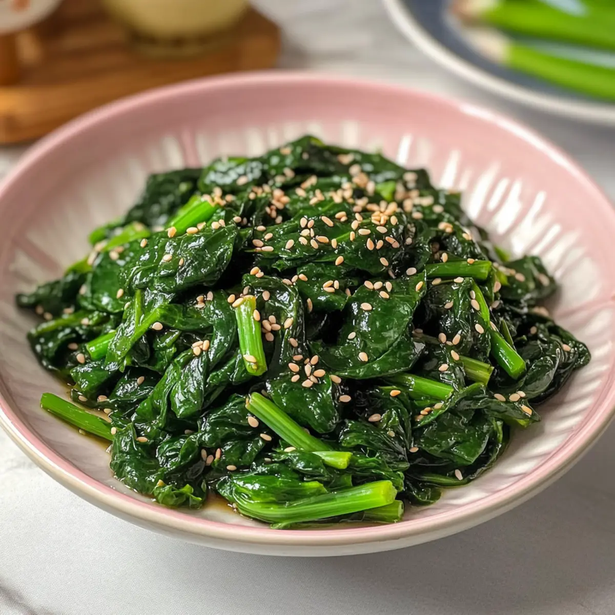 Korean Spinach Side Dish