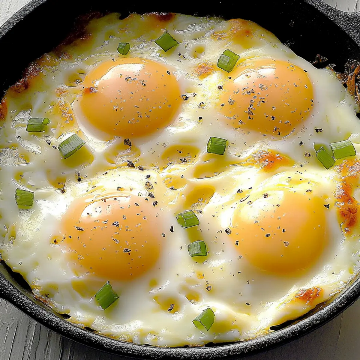 Creamy Baked Eggs