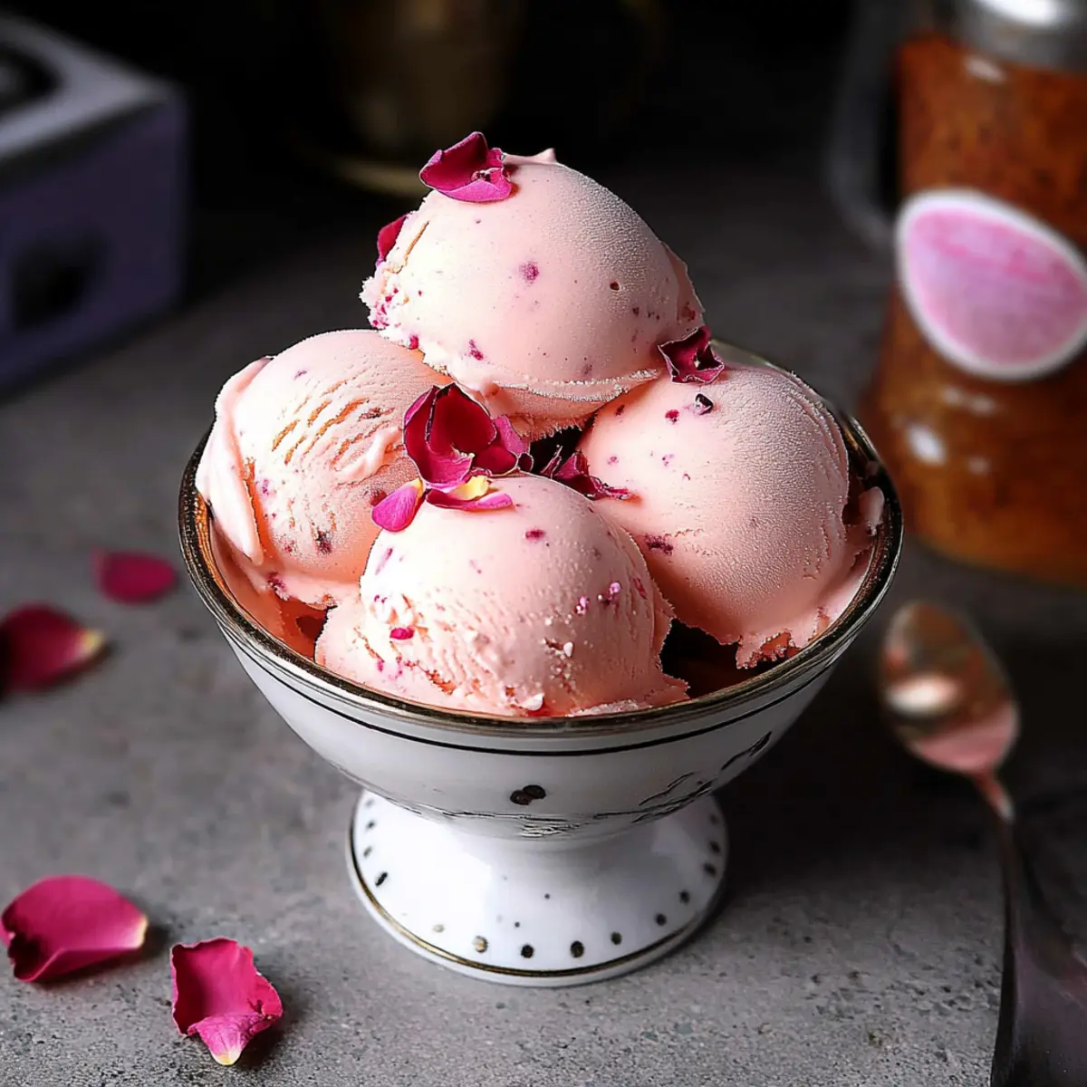 Rose Ice Cream