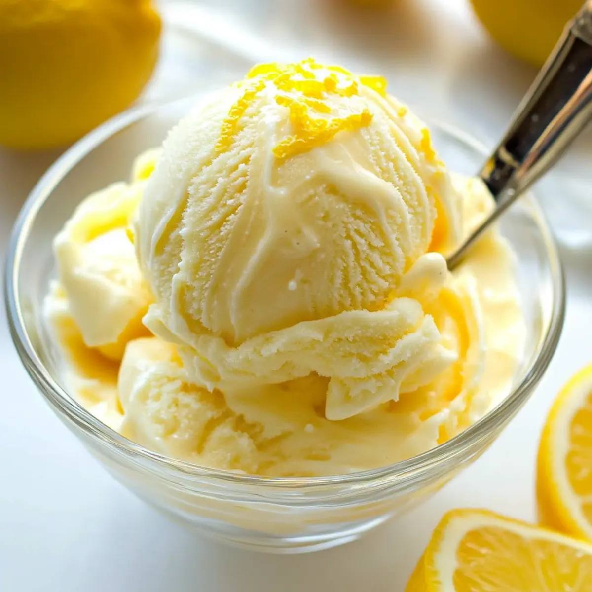 Lemon Frozen Yogurt