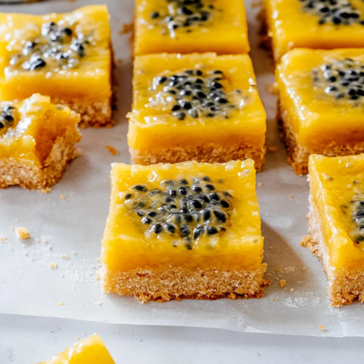Passion Fruit Bars