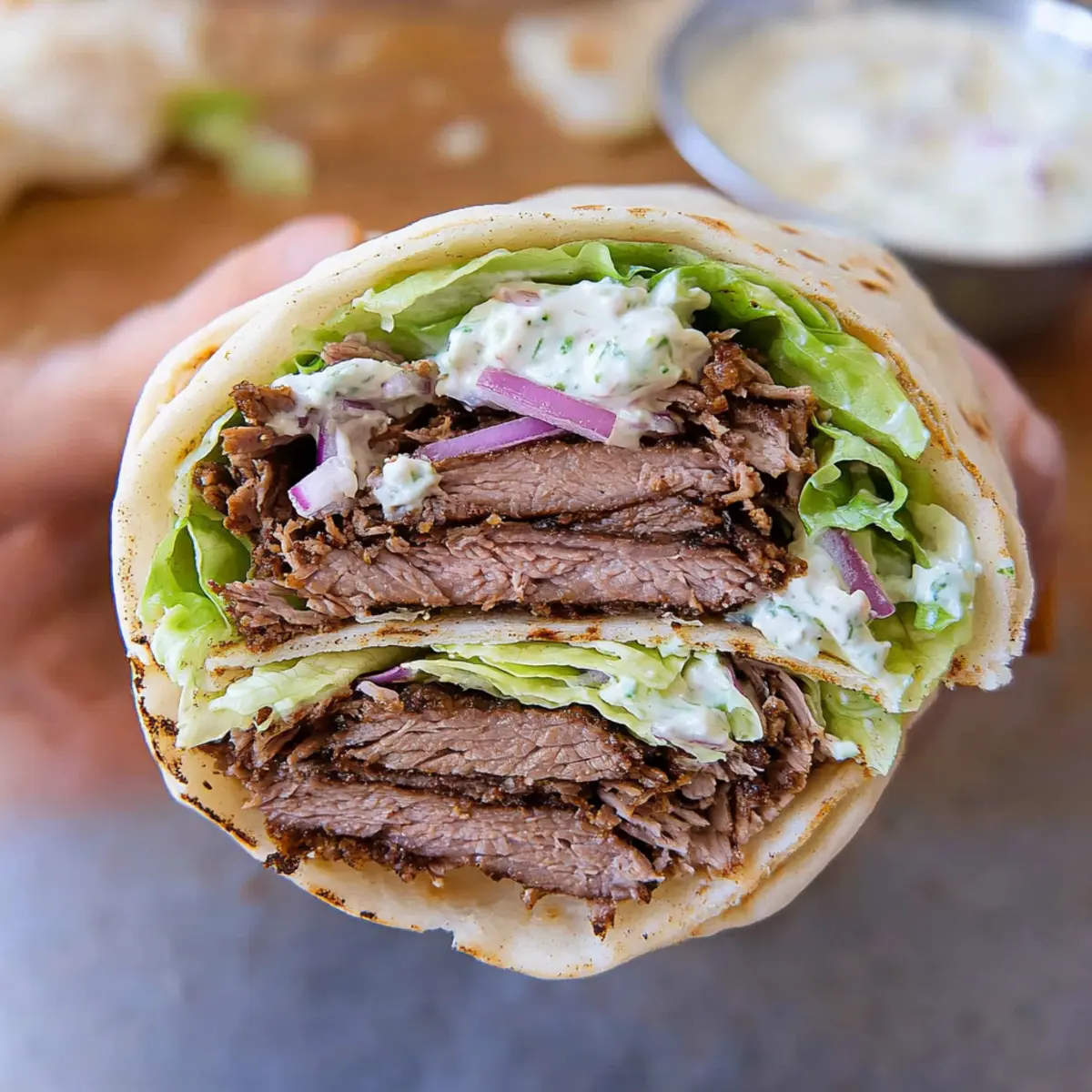 Homemade Doner Kebab