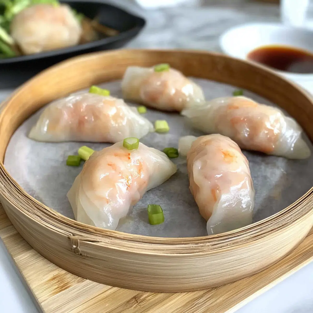 Steamed Rice Paper Shrimp Dumplings