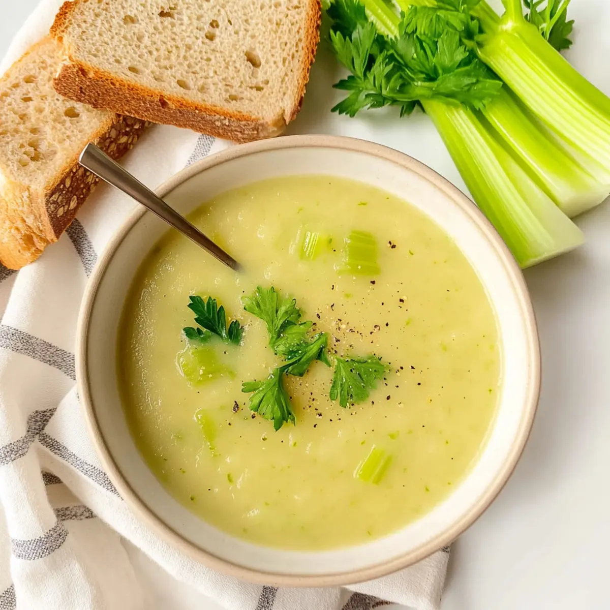 Celery Potato Soup