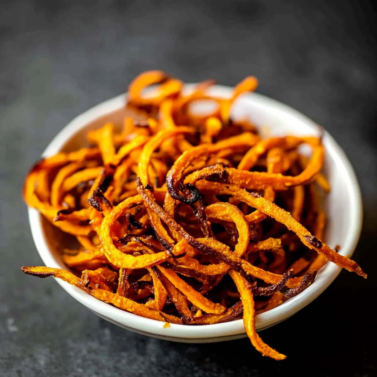Spiralized Sweet Potato Fries