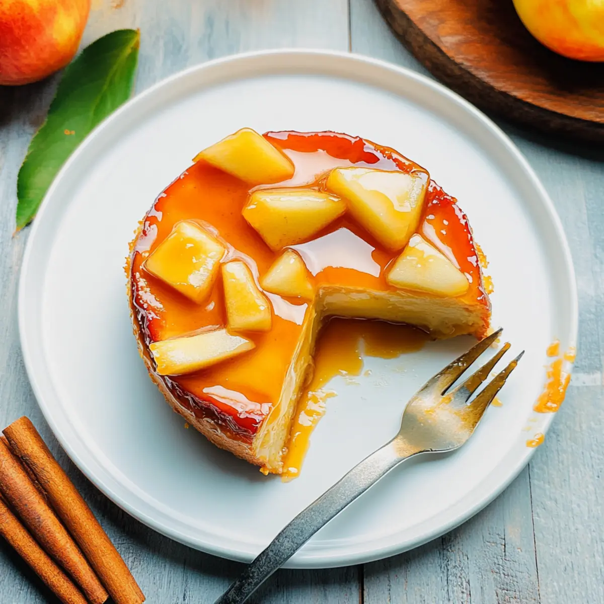 Apple Caramel Flan