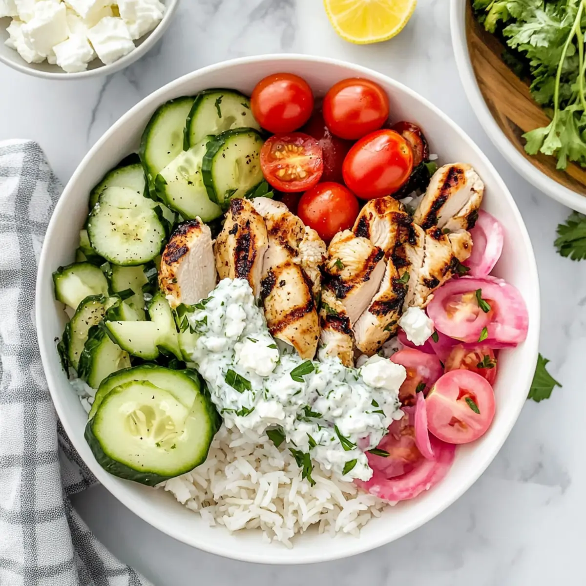 Chicken Tzatziki Bowl