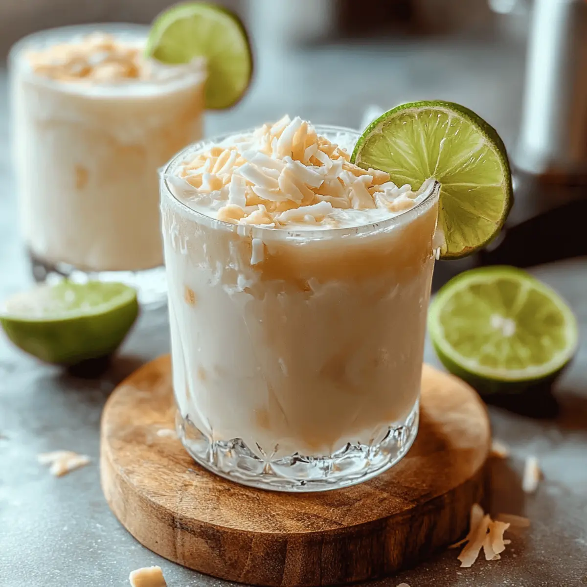 Coconut Lychee Iced Drink