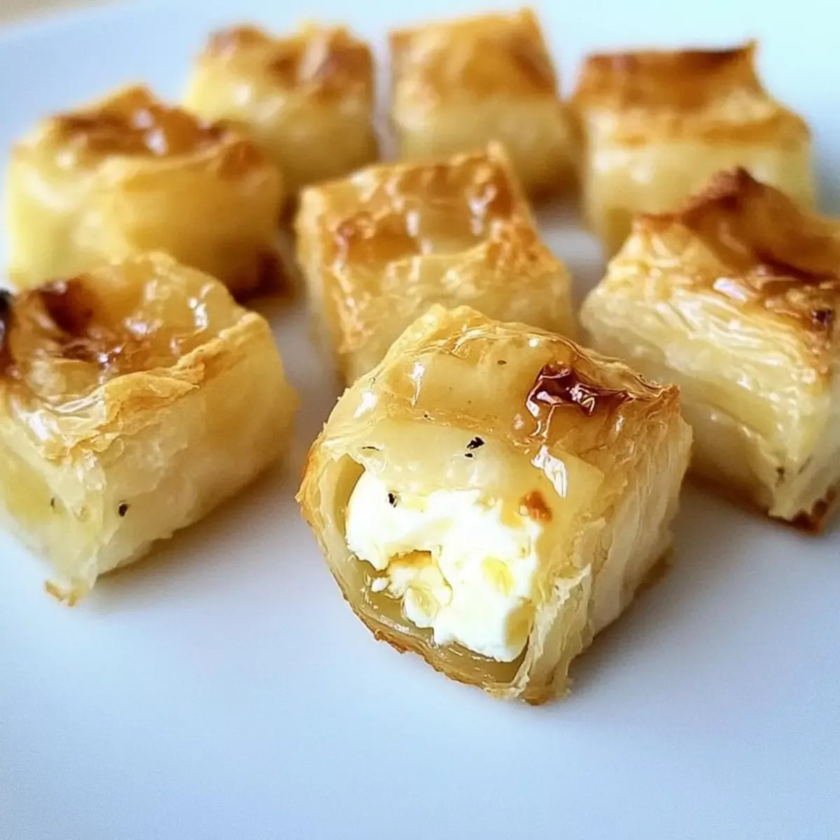 Greek Feta-Phyllo Bites. Cheese Saragli