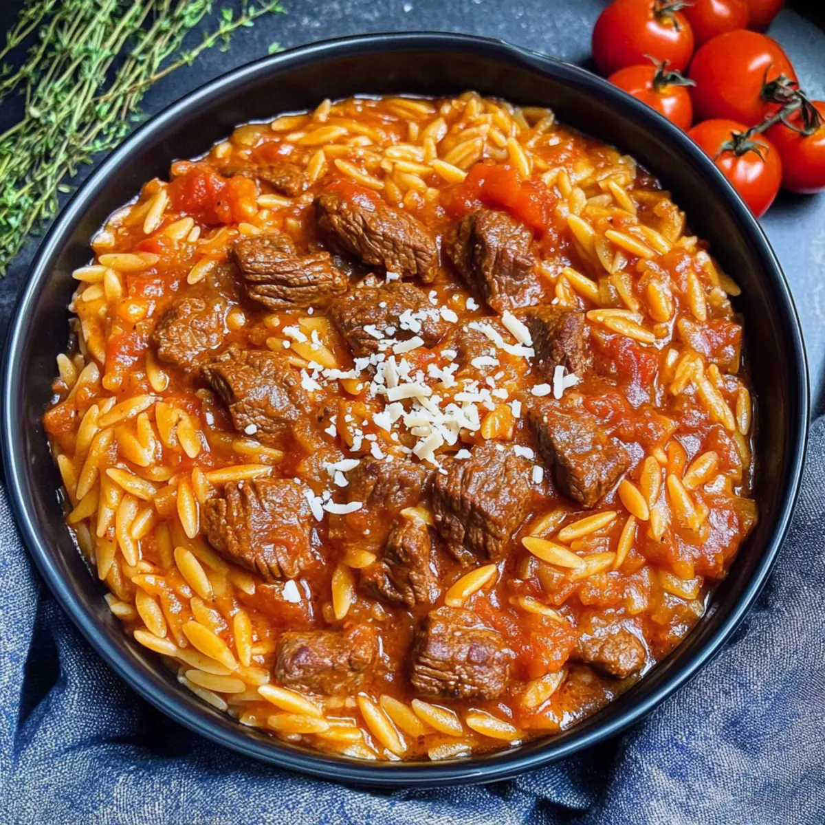 Giouvetsi (Greek Beef Stew with Orzo)