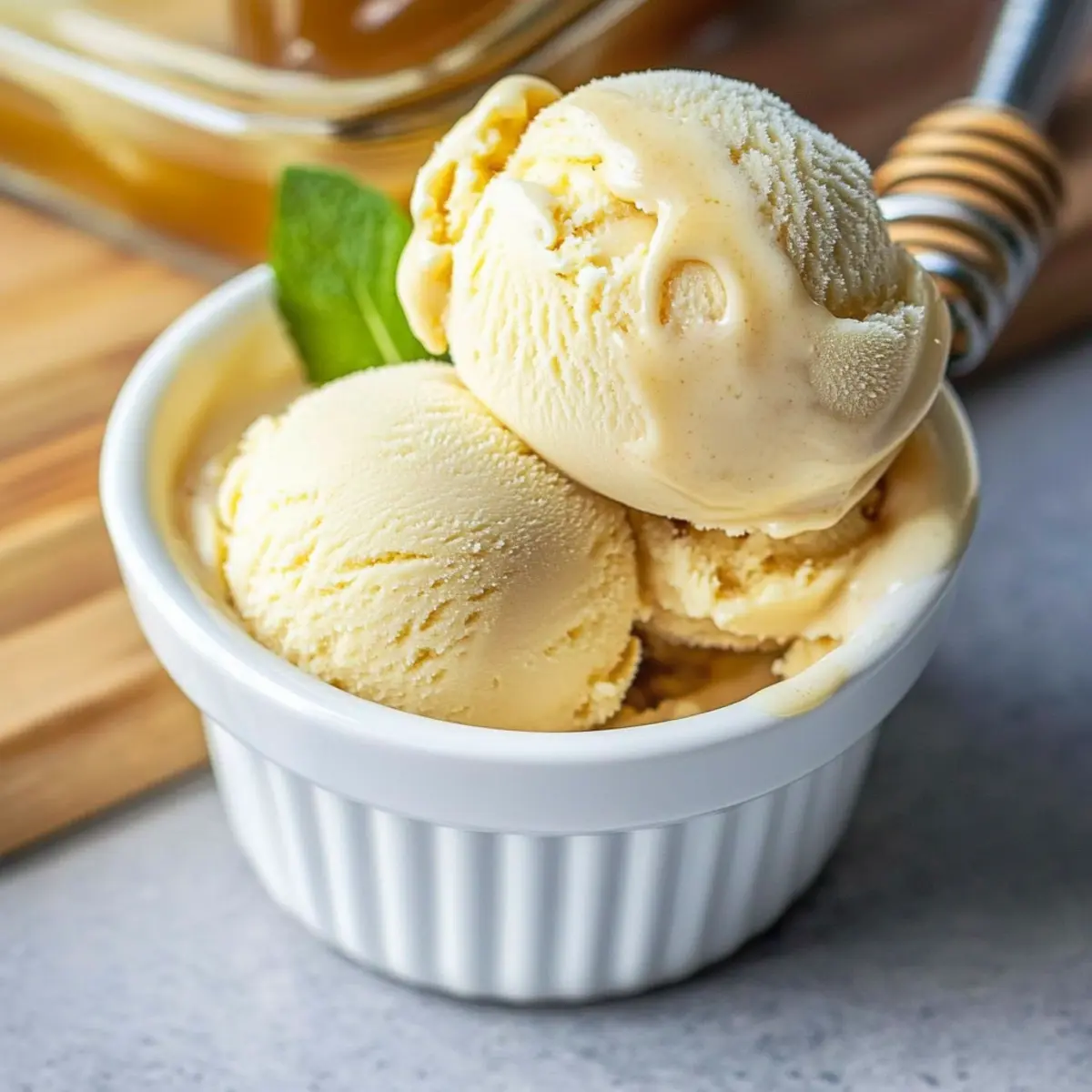 Burnt Honey Ice Cream