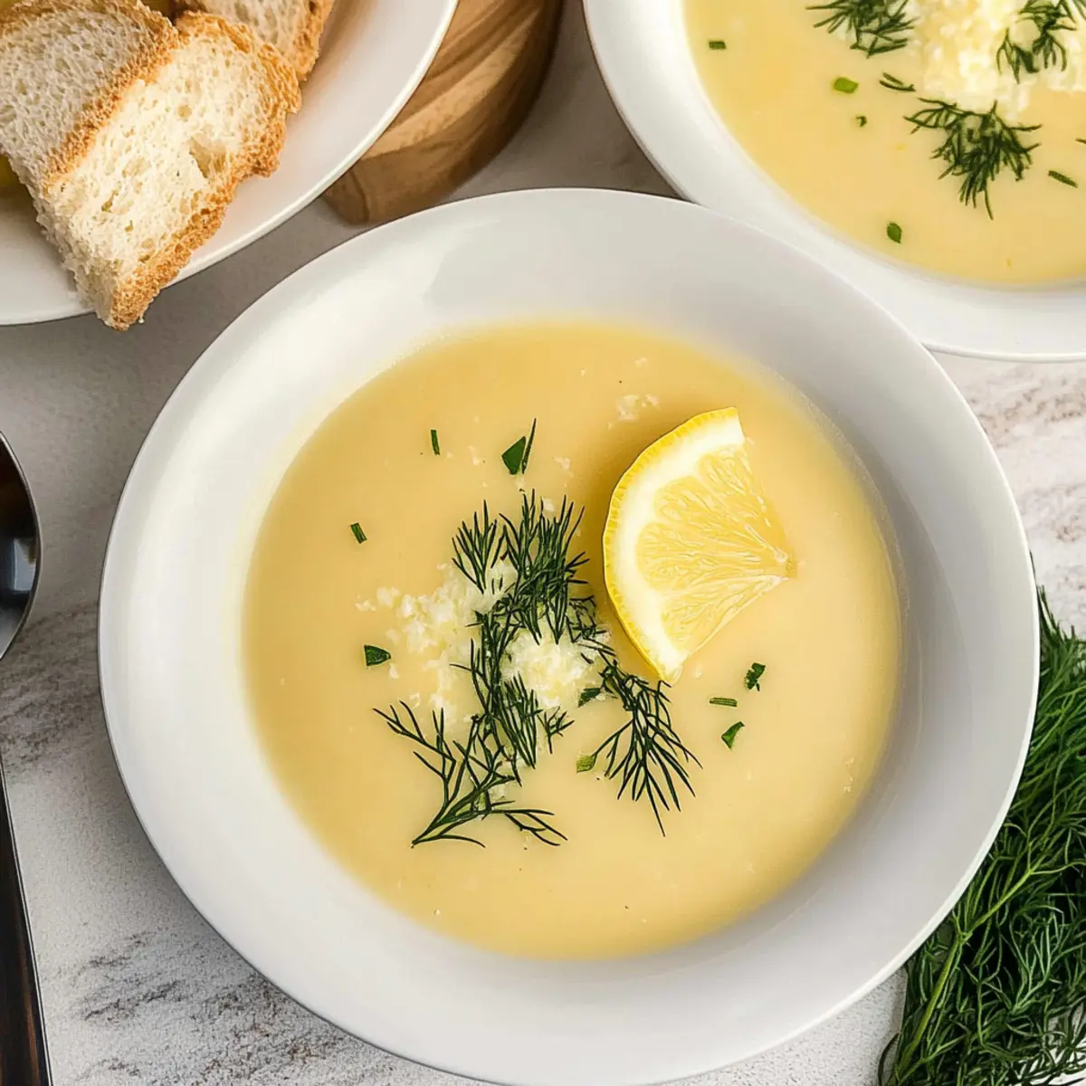 Greek Egg and Lemon Soup