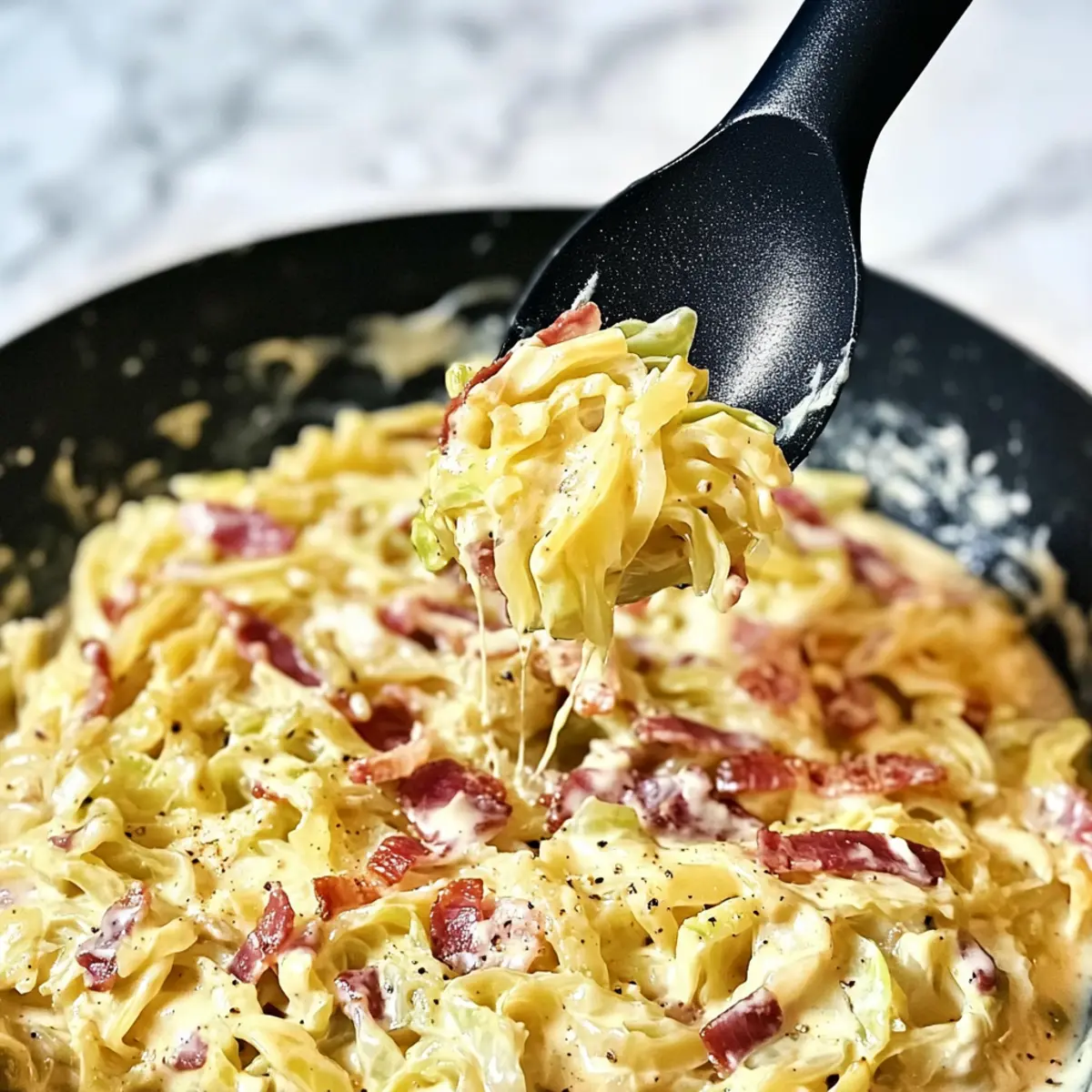 Cabbage Carbonara