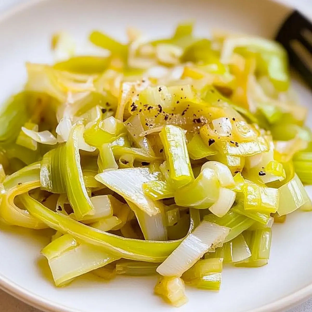 Buttered Sautéed Leeks