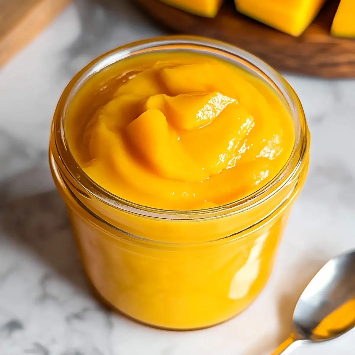 Easy Vegan Mango Curd