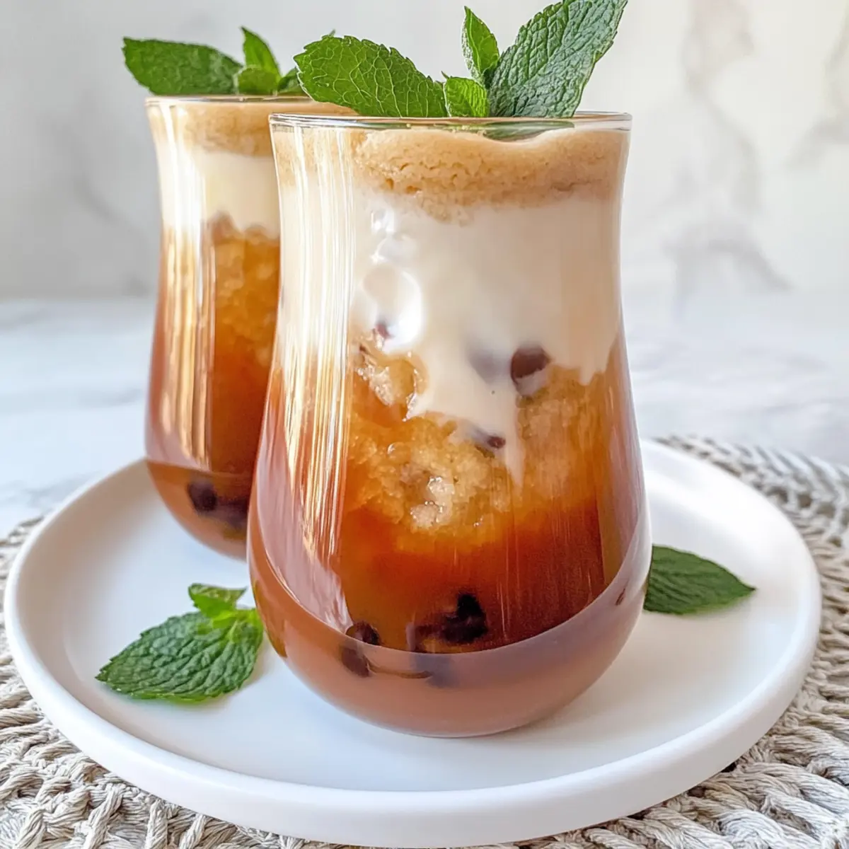 Coconut Macaron Thai Iced Tea