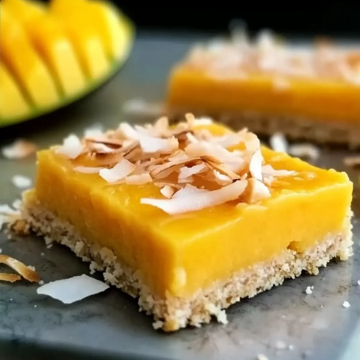 Mango Coconut Bars