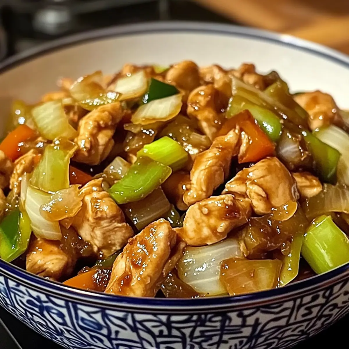 Chinese Chicken Cabbage Stirfry